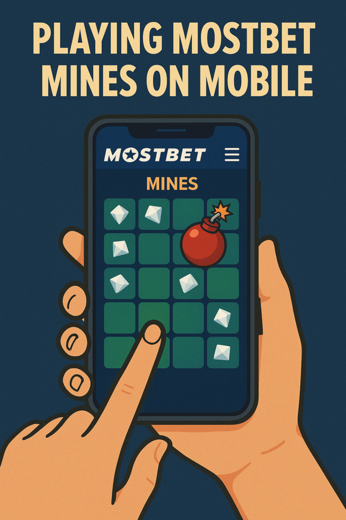 لعب الألغام موستبيت على الهاتف المحمول